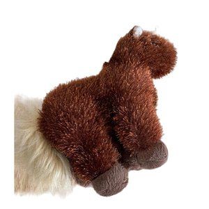 Ganz lil Kinz Horse HS103 Brown Plush Stuffed Animal Toy 6.5 in Tall Arabian No